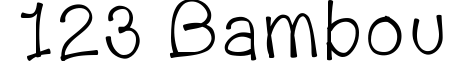 123 Bambou