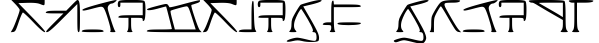 Aeridanish Script