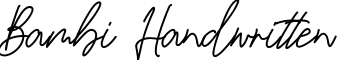 Bambi Handwritten