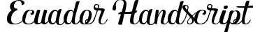 Ecuador Handscript