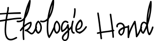 Ekologie Hand