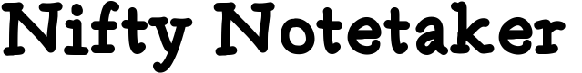Nifty Notetaker