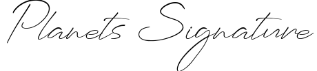 Planets Signature