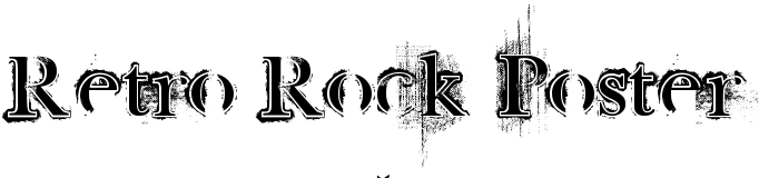 Retro Rock Poster