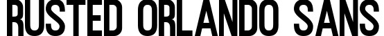 Rusted Orlando Sans