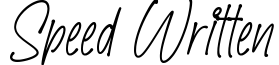 Speed Written