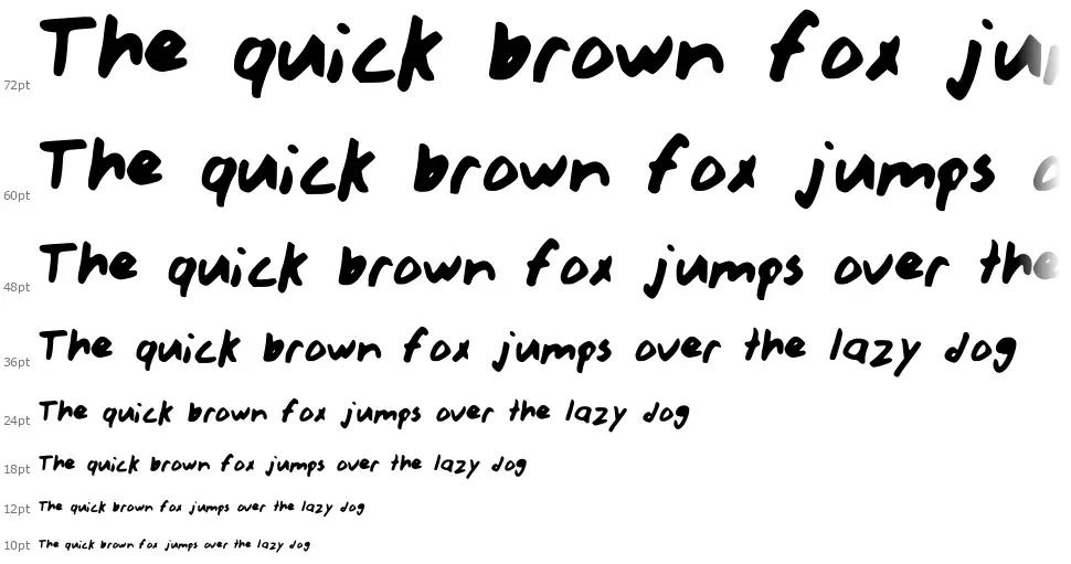 Abnormalfont waterfall