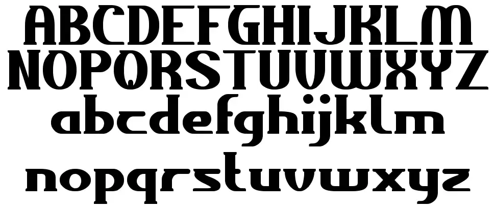 Across The Nightfont specimens