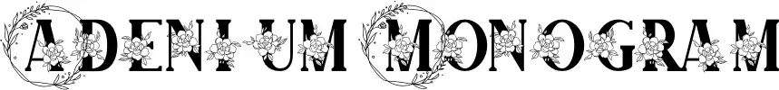 Adenium Monogram