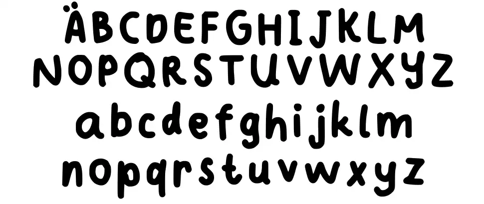 Aesthetricfont specimens