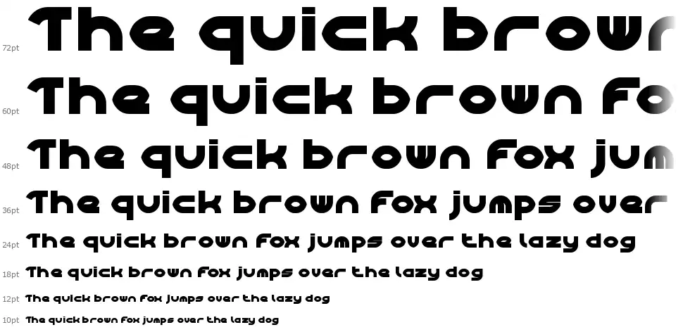 Algorithmfont waterfall
