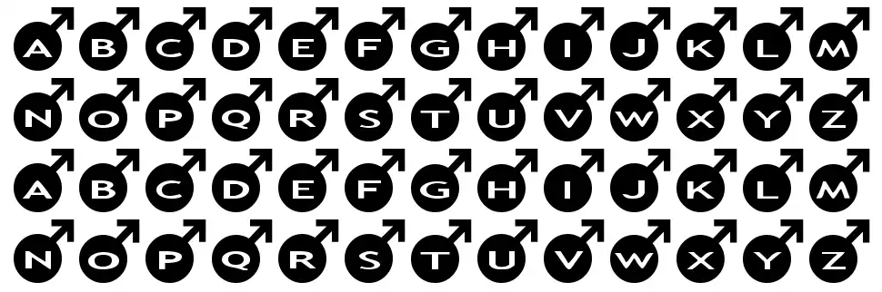 AlphaShapes malefont specimens