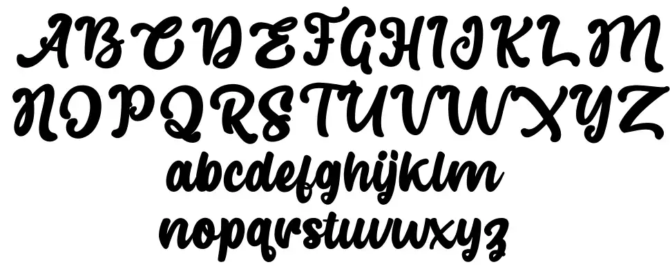 Alrightonfont specimens
