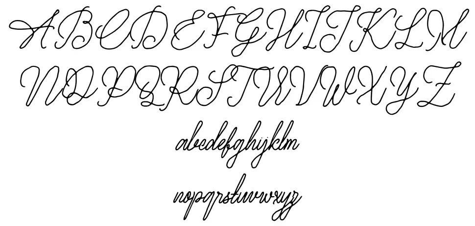 Anderson Waklerfont specimens