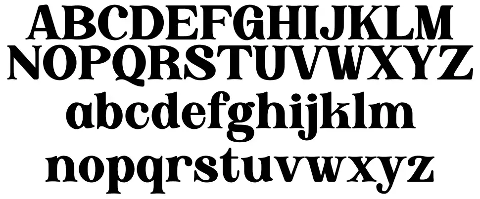 Angonfont specimens