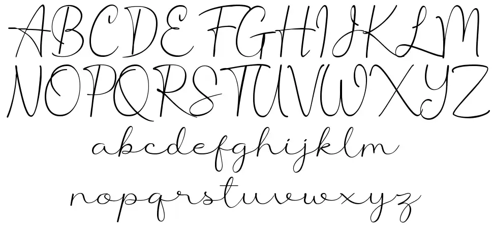 Aprilliantfont specimens