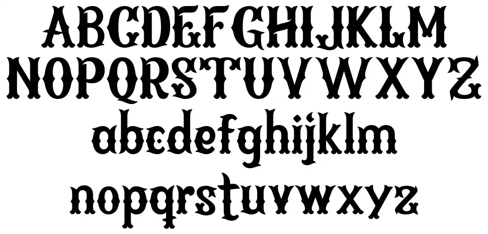 Arenosa BQfont specimens