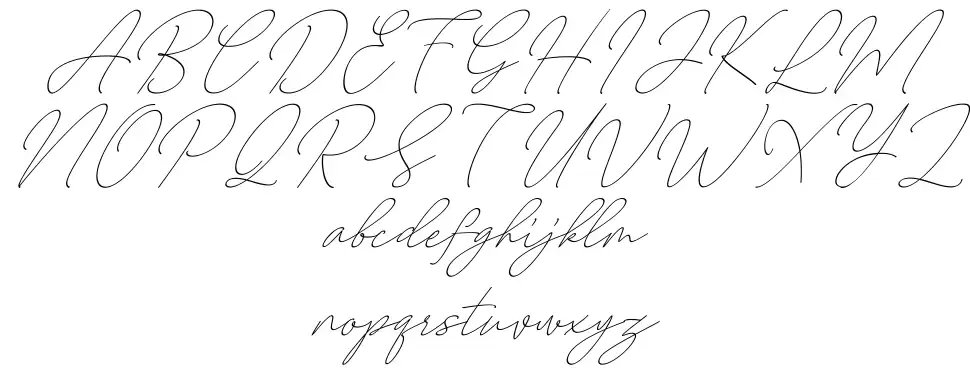 Augustfont specimens