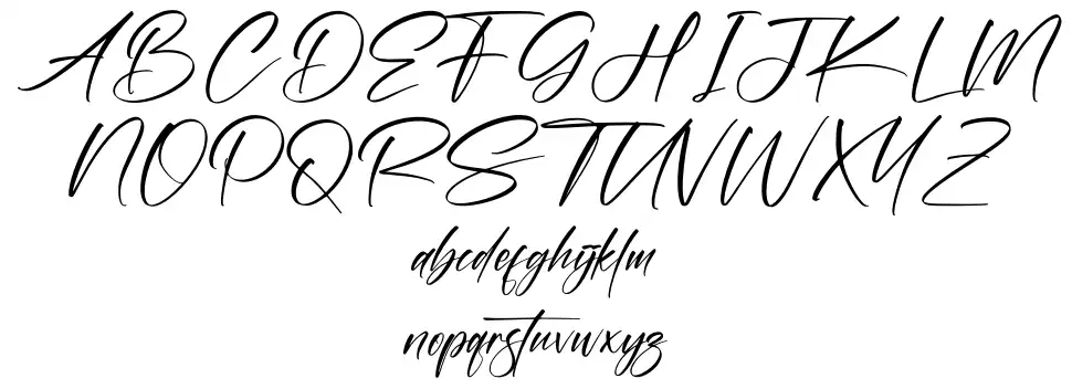 Balisstikfont specimens