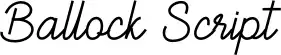 Ballock Script