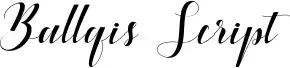 Ballqis Script