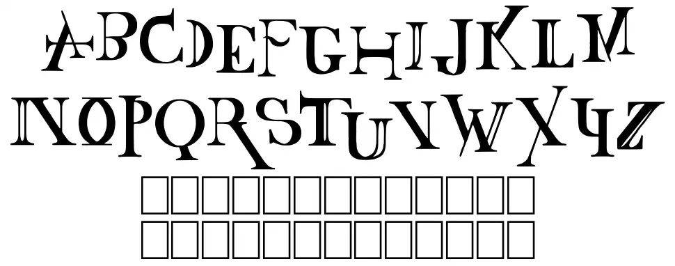 Baskertownfont specimens