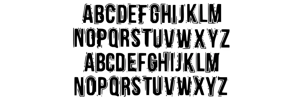 Bebolinefont specimens