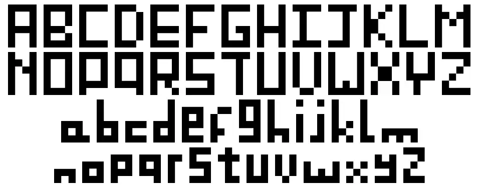 Big234font specimens