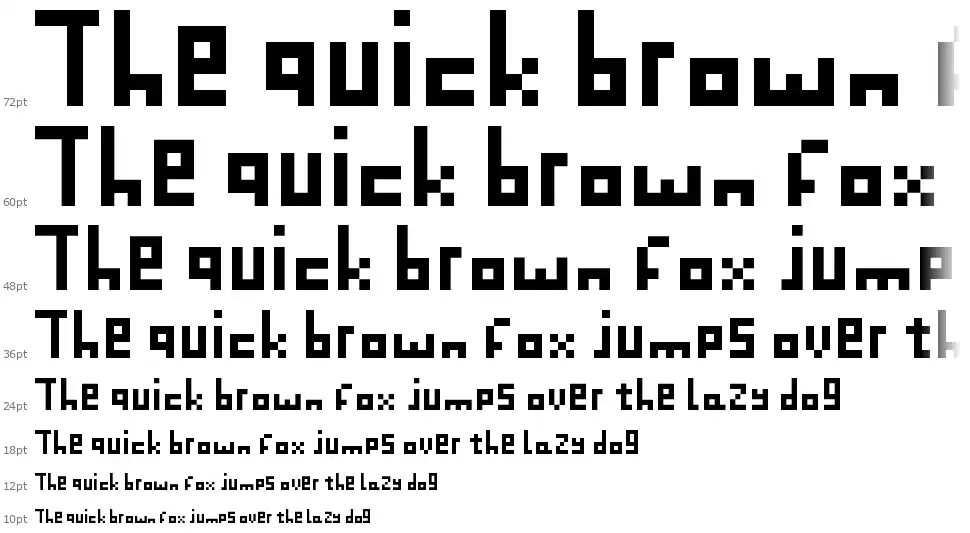 Big234font waterfall