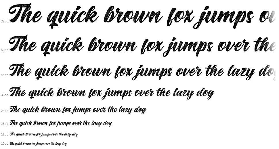 Big Blue Roughfont waterfall