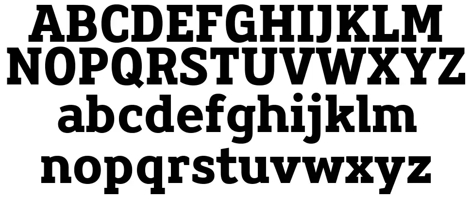 Biotrip Slab Seriffont specimens