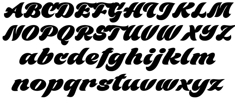 Black Foxfont specimens
