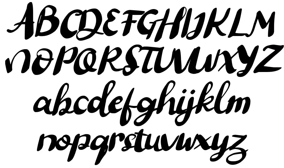 Black Lettfont specimens
