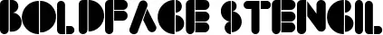 BoldFace Stencil