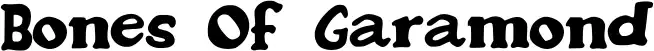 Bones Of Garamond