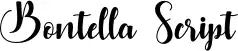 Bontella Script