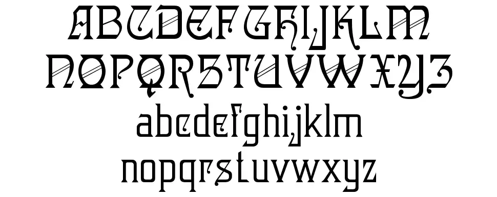 Brevet 1887font specimens