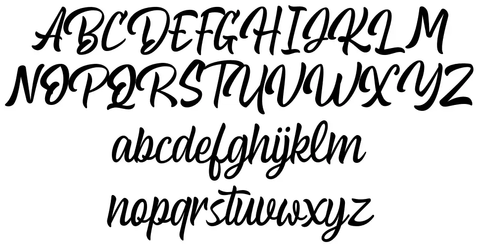 Brodastfont specimens