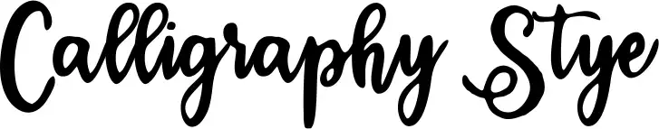 Calligraphy Stye