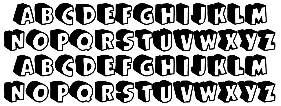Cartoon Queenfont specimens