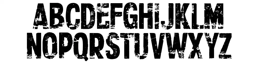CF Xerographyfont specimens
