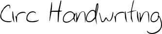 Circ Handwriting