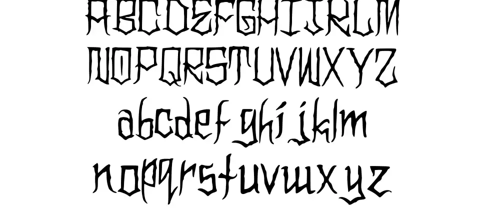 Clownoweenfont specimens