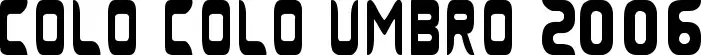 Colo Colo Umbro 2006