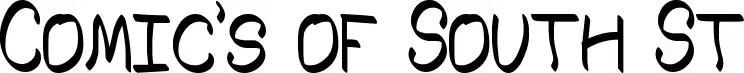 Comic's of South St