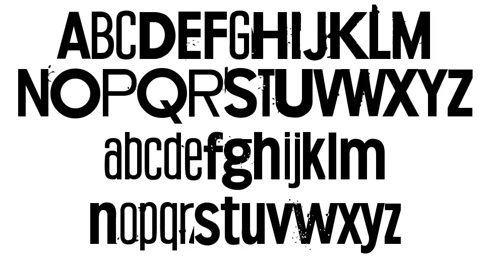Conflict of interestfont specimens