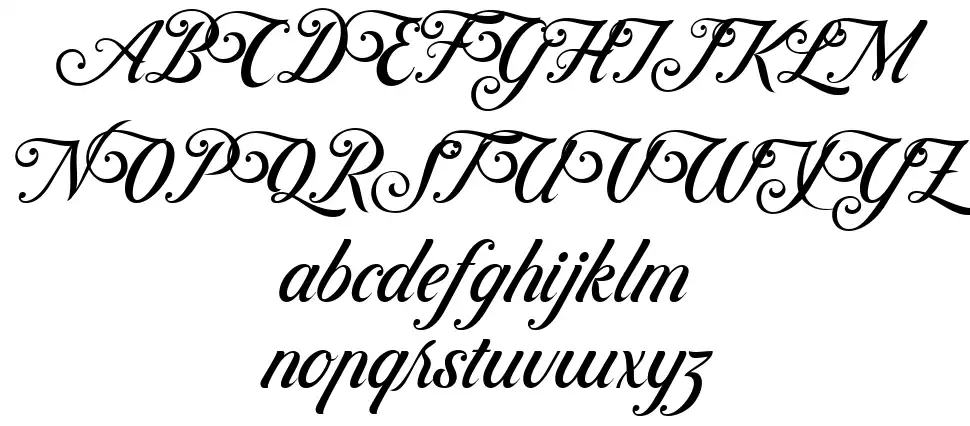 Controwell Scriptfont specimens