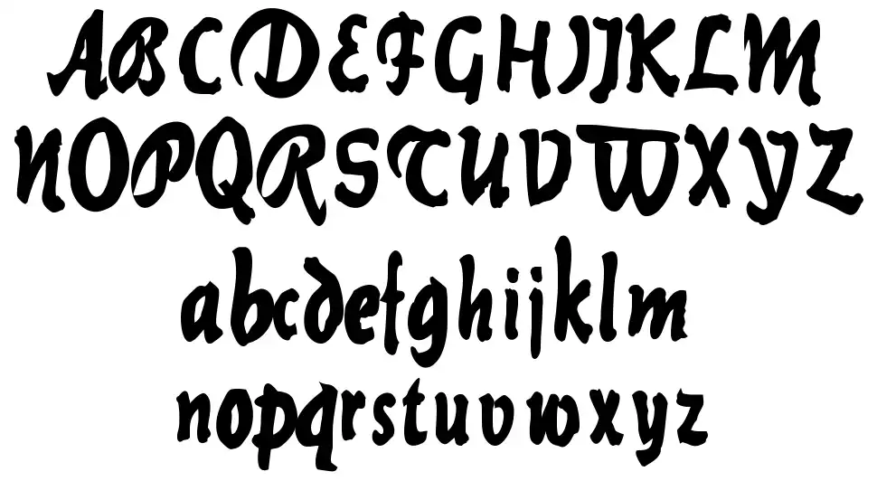 Current Blackfont specimens