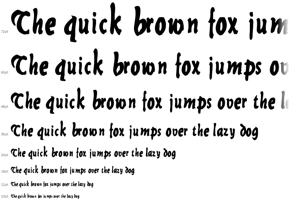 Current Blackfont waterfall