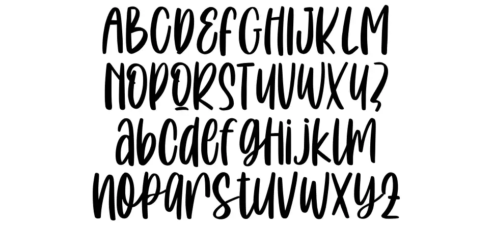 Cute Pinkiesfont specimens